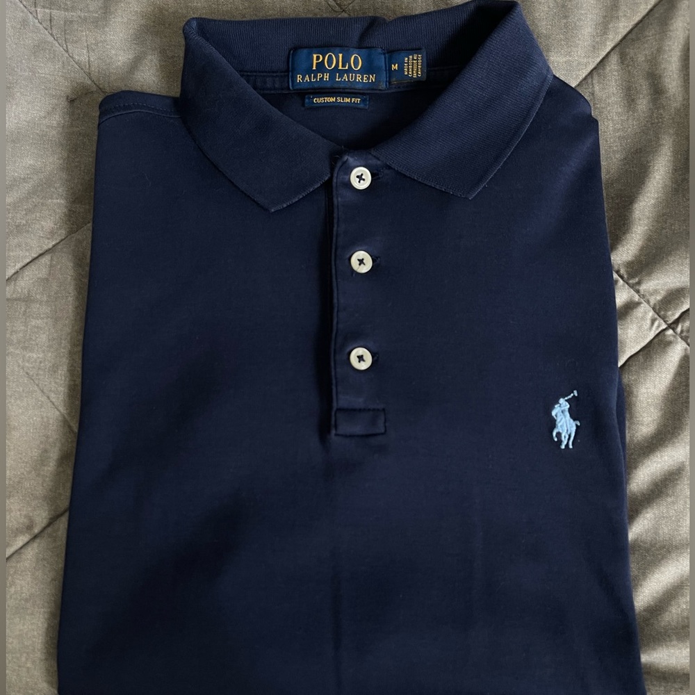 Ralph Lauren Men's Deep Blue Polo Shirt